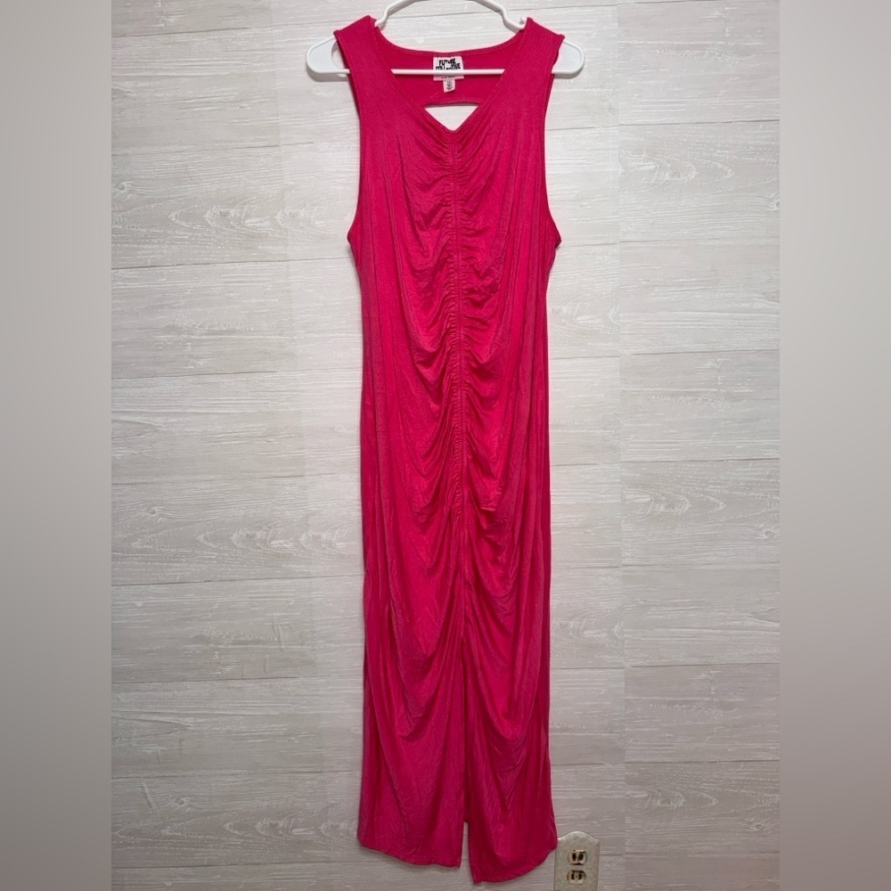 Future Collective Alani Noelle Front Ruched Midi Dress women's size XXL